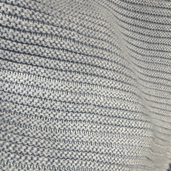 Light Blue Ribbed Sweater - Picture 5 of 5